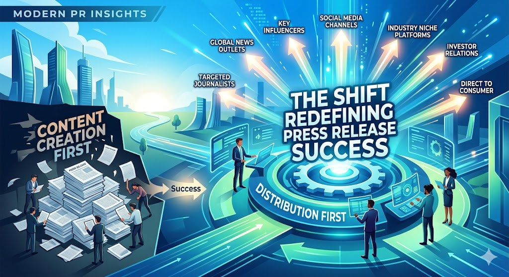 Distribution First: The Shift Redefining Press Release Success